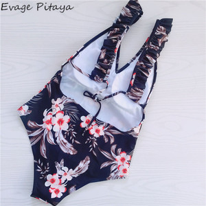2018 venta al por mayor personalizar logotipo gran oferta bajo MOQ Impresión de corte alto Sexy Japón señoras maduras trajes de baño para mujeres - Product Image 4