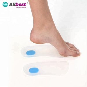 Plantillas Ortopédicas Médicas de Longitud Completa con Soporte de Arco, Plantilla de Silicona Transparente - Marca Allbest, Certificación ISO13485/CE - Product Image 4