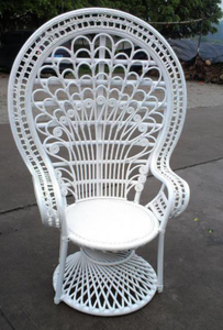 Bunte Echt Wicker Pfau rattan Stuhl aus Australien Design