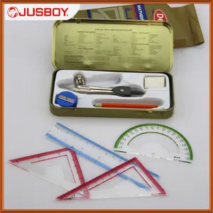 Geometry box mathematical instrument set from China school stationery supplier