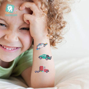 <span class=keywords><strong>Tatuaggi</strong></span> Temporanei Impermeabili per Bambini con Disegni di Auto Cool, Adesivi per Ragazzi - Product Image 1