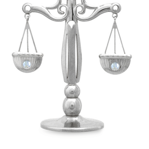 Figura Decorativa de Cristal Cromado Crystocraft, Balanza de la Justicia, Cristales Tallados Brillantes, Estilo Europeo, Logotipo Personalizado - Product Image 3