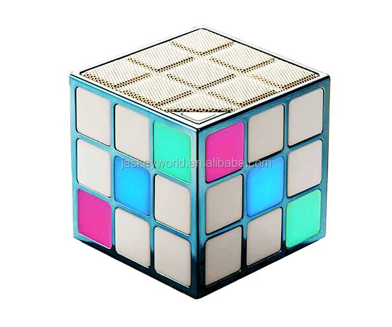 สเตอริโอ Magic Cube Sound Box ลําโพงไร้สาย สเตอริโออเนกประสงค์ ลําโพง Bluetooth แบบพกพา