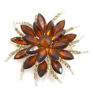 Bella Colori Assortiti Fiore Spilla di Cristallo della Margherita Spille Pins Per Le Donne