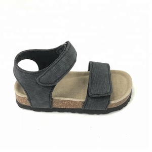 Sandales décontractées pour enfants garçons avec semelle en liège et semelle intérieure en daim de vache, design unique - Product Image 4
