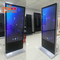 Ecran de publicité sur pied, moniteur d'affichage numérique LCD pour publicité, Totem, 65 pouces 4K
