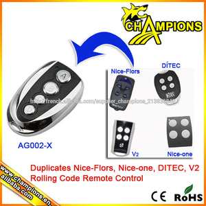 Doublons NICE-FLORS , NICE <span class=keywords><strong>ONE</strong></span> , DITEC , V2 rolling code de <span class=keywords><strong>commande</strong></span> à distance AG002-X - Product Image 1