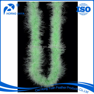 NO 1 Plumes Fournisseur En Chine STOCK Haute Qualité <span class=keywords><strong>2</strong></span> Mètre Muli Couleur de Plume de Marabout Boa Avec Diverses Spécifications - Product Image 2