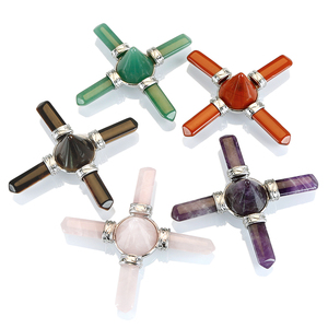 Piramide di Cristallo con 7 Pietre Chakra, Generatore di <span class=keywords><strong>Energia</strong></span>, Cristallo per Guarigione Reiki, Pietra Rara AAA - Product Image 6