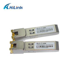 10/<span class=keywords><strong>100</strong></span>/1000m đồng SFP mô-đun RJ45 tương thích sợi quang thiết bị - Product Image 3