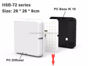 72 SMD LED Ip65 Quảng Trường Khẩn Cấp Bulkhead Với Chức Năng Hành Lang - Product Image 2