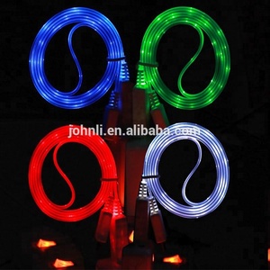 Visible Chảy LED Light cáp dữ liệu USB Nhanh Chóng sạc cáp sync cho iphone IOS samsung cho <span class=keywords><strong>blackberry</strong></span> - Product Image 2