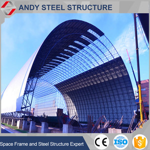 Préfabriqué haute anti-rouille en acier <span class=keywords><strong>arc</strong></span> truss structure <span class=keywords><strong>construction</strong></span> pour hangar de stockage de charbon - Product Image 3