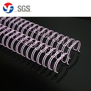 Spiral Vòng Cuốn Sách Nylon Tráng Kim Loại Đôi Dây Ràng Buộc - Product Image 6