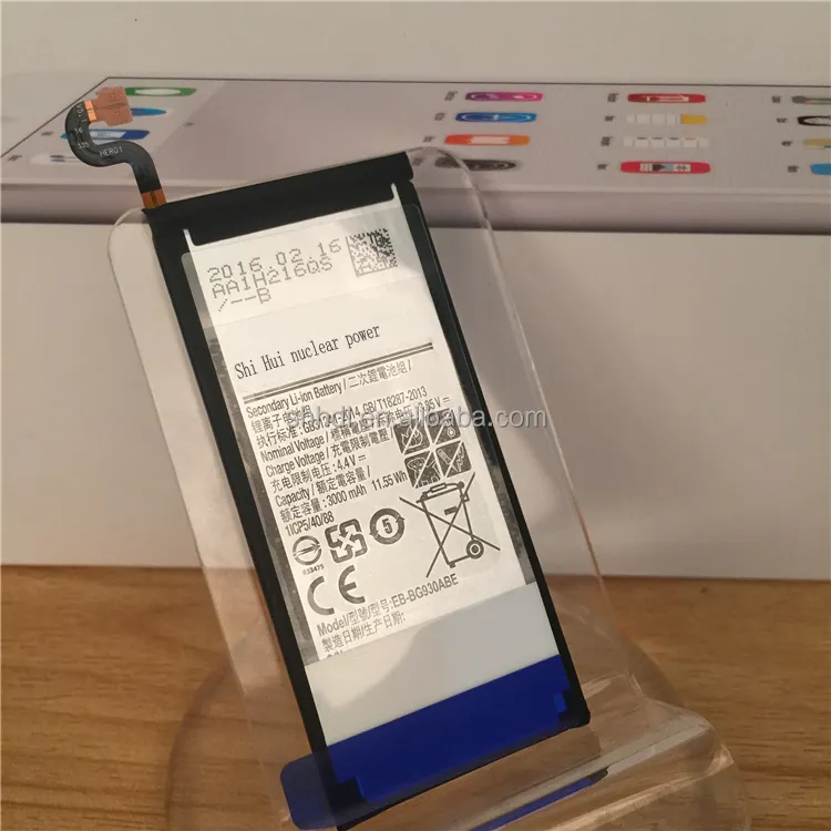 3.8V Original Mobile Phone Battery Replacement 3000mah Slim Li-Polymer Internal Battery for Samsung Note 5