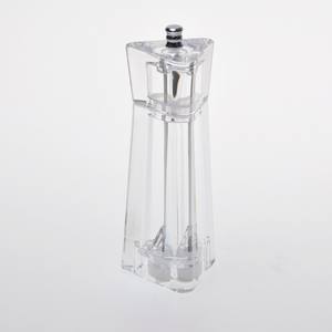 Molinillo de pimienta de plástico acrílico triangular Premium de 4,5" - Product Image 6