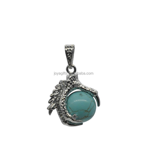 2016 Productos De Moda Semi Piedra Preciosa 15 MM Esfera Colgante <span class=keywords><strong>Dragon</strong></span> Claw - Product Image 3