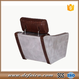 Aviador aluminio Spitfire sillón con cabeza del clavo ajuste - Product Image 3