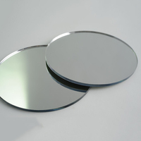 Disques en plastique découpés au laser, dorés, or rose, argentés, miroir, 1 mm, 2 mm, 3 mm d'épaisseur, disques acryliques, décoration, feuille de miroir ronde