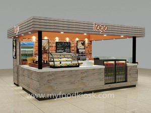 <span class=keywords><strong>Myidea</strong></span> Conception de kiosque à café sur mesure rustique et moderne Prix de gros - Product Image 4