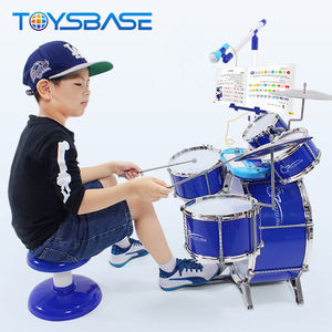 Giáo Dục Bateria Electrica Cụ Nhạc Cụ Đồ Chơi Nhựa Jazz Drum Set Trẻ Em - Product Image 3