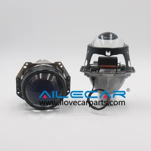 Super heldere automotitive accessoires RHD H4 bihid projector met blauwe lens en grootlicht blauw afgesneden lijn Q5 dimlicht