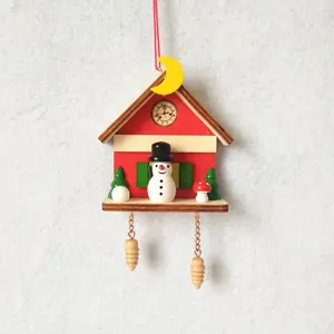 wooden Christmas tree hanging pendant decoration crafts for home ornament