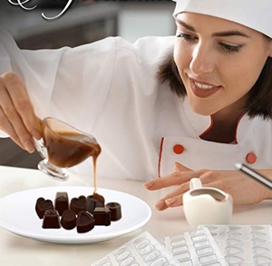 Molde de plástico de policarbonato para <span class=keywords><strong>chocolate</strong></span>, personalizado, bricolaje, PC - Product Image 4