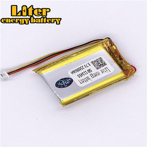 Socket 1.0-3 P 113450 2500 mah 3.7 V lipo battery Rechargeable solar li ion polymer lithium battery with PCM - Product Image 3