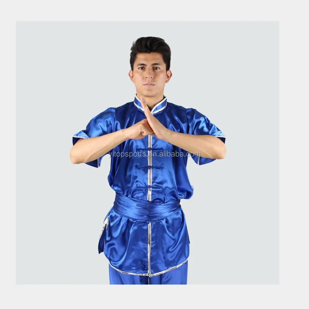 Oem Chinese Kung Fu Tai Chi Uniform Martial Arts Clothes Comfortable Wushu Suit Morning Exercise Wear