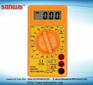 Digital-multimeter DT832/DT830D CE(CAT II) kleine multimeter