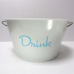 <span class=keywords><strong>Champagne</strong></span> Vin Boissons Cooler Boissons Galvanisé Baignoire Seau À Glace Pour Bar Parti - Product Image 4