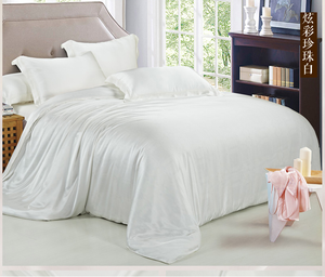 Juego de Ropa de Cama de Lujo al por Mayor de Alta Calidad, 100% Seda de Morera, Sábana Plana y Funda de Edredón - Product Image 6