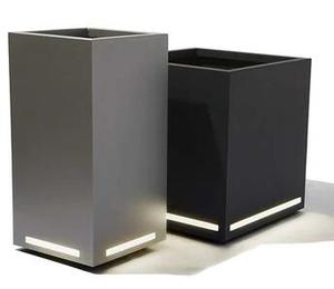 Cubo de jardín, macetero de metal <span class=keywords><strong>con</strong></span> luces led - Product Image 3