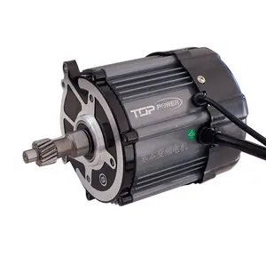 Motor Becak Listrik 48V 1000W Motor DC Tanpa Sikat untuk Pasar India