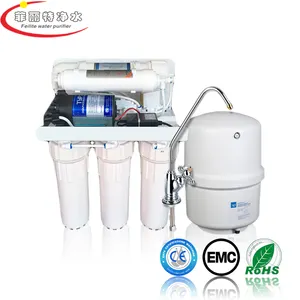 Top Qualité 5 Étapes Antioxydant Alcaline Potable Par Osmose Inverse Purificateur D'eau Filtre Avec Booster Pompe