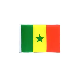 Advertising And Election Items Custom Printed 3X5 Polyester Senegal Countries National Flag Banner