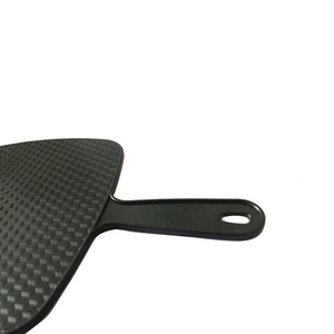 Melason Lớn Vuông Nhựa Tay Trang Điểm Gương Màu Đen Xử Lý Mỹ Phẩm Gương Cô Gái Cầm Tay Mặc Quần Áo Vanity Vẻ Đẹp <span class=keywords><strong>Make</strong></span> <span class=keywords><strong>Up</strong></span> Gương - Product Image 4