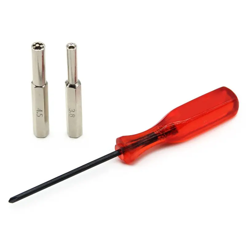 3pcs/Set Screw Drivers For NES N64 Gameboy 3.8mm + 4.5mm Security Bit + Tri-wing Screwdriver GB NGC Repair Tools