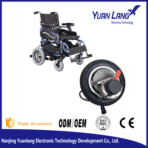 Sin escobillas potencia silla de ruedas eléctrica kit de motor con borde y los <span class=keywords><strong>neumáticos</strong></span> - Product Image 1