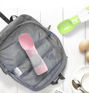 थोक कुत्ते पानी और खाद्य बोतल OEM लोगो पोर्टेबल आउटडोर यात्रा पीईटी बोतल - Product Image 6