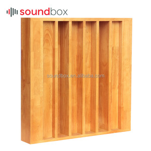 Home Studio <strong>2D</strong> Acoustics <strong>Diffuser</strong> Model Design Rubber Oak Wood N8 Recording Wholesale Interior Decoration <strong>QRD</strong> <strong>Acoustic</strong> Panels 3D - Product Image 2