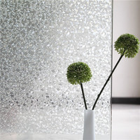 L022 3D Laser 0,3mm Dekorative Abziehbare Tönungsfolie Mattierte Statische Haftfolie Selbstklebende Vinyl-Fensterfolie für Dekorative Glasverglasung