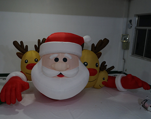Juguetes inflables gigantes para fiestas al aire libre, Navidad, Santa Claus tumbado, dibujos animados para fiesta, Festival, películas y TV - Product Image 2