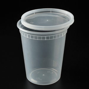 PP Nhựa Rõ Ràng Nước Sốt Salad Deli Container Với Nắp Rõ Ràng - Product Image 6
