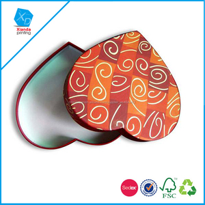 En forma de corazón de cartón de papel las nuevas tiendas impresión eliminación de logotipo personalizado hechos a mano - Product Image 6
