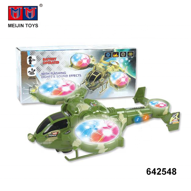Best Selling Plastic Model Toys Battery Operated Helicopter with Lights Music