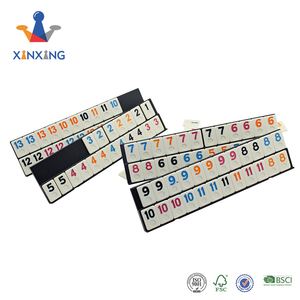 Venta al por mayor de lujo Rummy con estantes de plástico en caja de madera - Product Image 4