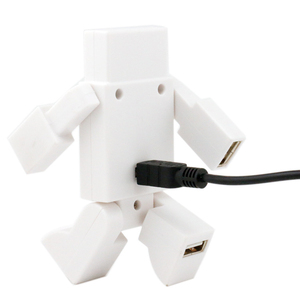 Quà Tặng Khuyến Mãi Biểu Tượng Tùy Chỉnh Thiết Kế Hi-Tốc Độ 4 Cổng Robot <span class=keywords><strong>USB</strong></span> <span class=keywords><strong>Hub</strong></span> - Product Image 5