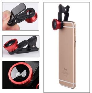 عالمي كليب 3 في 1 فيش زاوية واسعة ماكرو كاميرا الهاتف المحمول عدسة سعر المصنع لفون للهاتف المحمول - Product Image 2